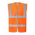 Yoko Hi-vis zip ID reflective border waistcoat (HVW103)