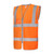 Yoko Hi-vis zip ID reflective border waistcoat (HVW103)