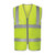 Yoko Hi-vis zip ID reflective border waistcoat (HVW103)