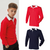 Front Row Kids long sleeve plain rugby shirt - FR109