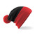 Product image: BC451_Black_BrightRed_SLOUCH.jpg