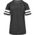 Build Your Brand Women's mesh stripe tee