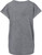 Build Your Brand Women's acid washed extended shoulder tee