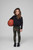 Build Your Brand Girls cropped sweat hoodie