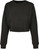 Build Your Brand Women’s terry cropped crew