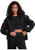 Build Your Brand Women’s loose-fit zip hoodie