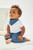 Babybugz Baby Rocks denim bandana bib