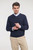 Russell Collection V-neck knitted sweater