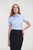 Russell Collection Women's short sleeve herringbone shirt