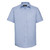Russell Collection Short sleeve herringbone shirt