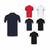 Kariban Flags short sleeve bi-colour polo shirt