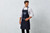 Premier Domain contrast denim bib apron