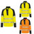 Portwest PW3 Hi-vis ¼-zip sweatshirt (T172)