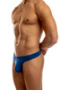 Jack Adams Bikini Thong in international blue (profile view) - men's sexy, premium, functional underwear, jockstraps and thongs