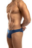 Jack Adams Bikini Brief in international blue (profile view) - men's sexy, premium, functional underwear, jockstraps and thongs