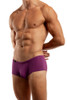 Jack Adams Bikini Boxer in sparkling grape (profile view) - men's sexy, premium, functional underwear, jockstraps and thongs