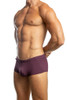 Jack Adams Bikini Boxer in beetroot (profile view) - men's sexy, premium, functional underwear, jockstraps and thongs.