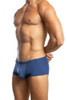 Jack Adams Modal Bikini Boxer in deep blue (profile view) - men's sexy, premium, functional underwear, jockstraps and thongs.