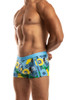 Jack Adams Bali Swim Trunk in milano blue (profile view) - premium,  fashionable and fun swimsuits, swim briefs, swim trunks and swim bikinis