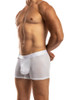 Jack Adams Naked Fit Trunk in white (profile view) - men's sexy, premium, functional underwear, jockstraps and thongs.
