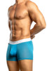 Jack Adams Naked Fit Trunk in brilliant blue (profile view) - men's sexy, premium, functional underwear, jockstraps and thongs.