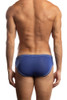 Jack Adams LUX Profile Brief in midnight blue (with white piping) - (back view) - men's sexy, premium, functional underwear, jockstraps and thongs.