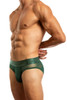 Jack Adams Monochrome Mesh Brief in rain forrest - men's sexy, premium, functional underwear, jockstraps and thongs