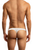 Jack Adams Encore Low-Rise Thong in white (back view) - men's sexy, premium, functional underwear, jockstraps and thongs.