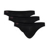 Jack Adams Modal Bikini Thong - 3 Pack - in black pack (flat lay) - men's sexy, premium, functional underwear, jockstraps and thongs.