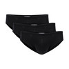 Jack Adams LUX Profile Brief- 3 Pack in black pack (flat lay) - men's sexy, premium, functional underwear, jockstraps and thongs.