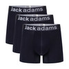 Jack Adams Bamboo Boxer Brief - 3 Pack - baritone blue pack (flat lay) - men's sexy, premium, functional underwear, jockstraps and thongs.