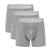 Jack Adams Zen Modal Boxer Brief - 3 Pack - grey pack (flat lay) - men's sexy, premium, functional underwear, jockstraps and thongs.