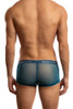 Jack Adams Excite Sheer Shorty Trunk in mykonos blue - men's sexy, premium, functional underwear, jockstraps and thongs.