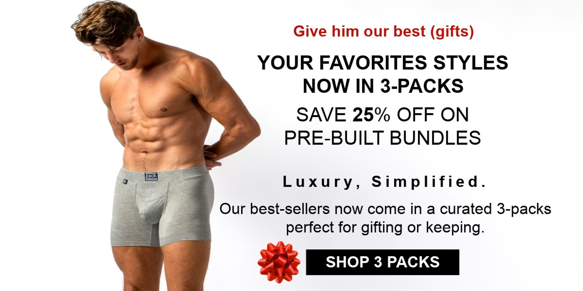 Save on a few of our best-selling underwear 3-packs for men. #Mens Boxers #Men's Briefs #Best Mens Underwear