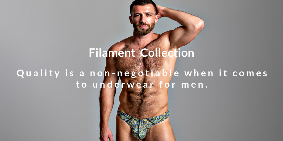 Meet the one of a kind Filament Underwear Collection for men