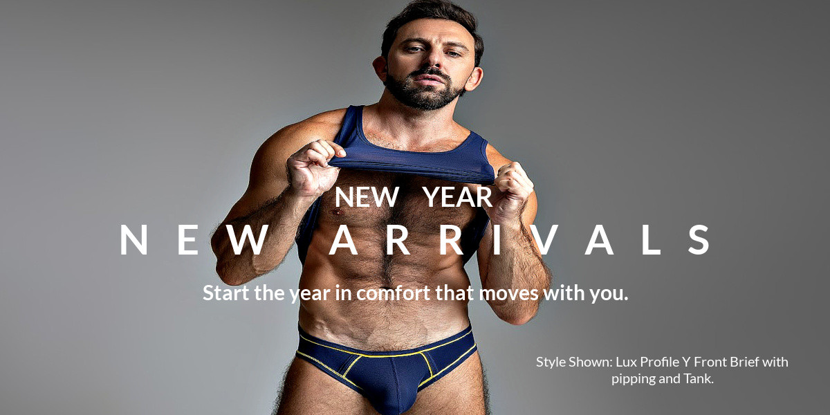 New Year. New Arrivals, Meet the New LUX Profile styles and colors. #Best-selling mens underwear