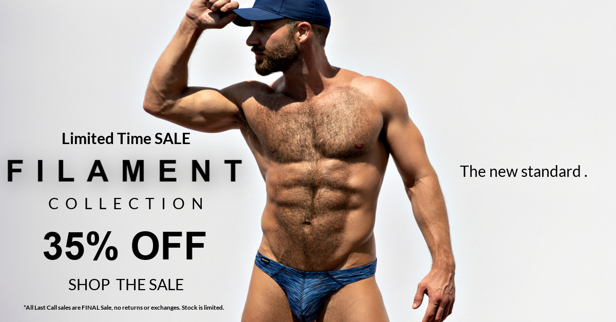 Limited Time Our Best Selling Filament Collection is 35% off with code. #Mens briefs #mens underwear