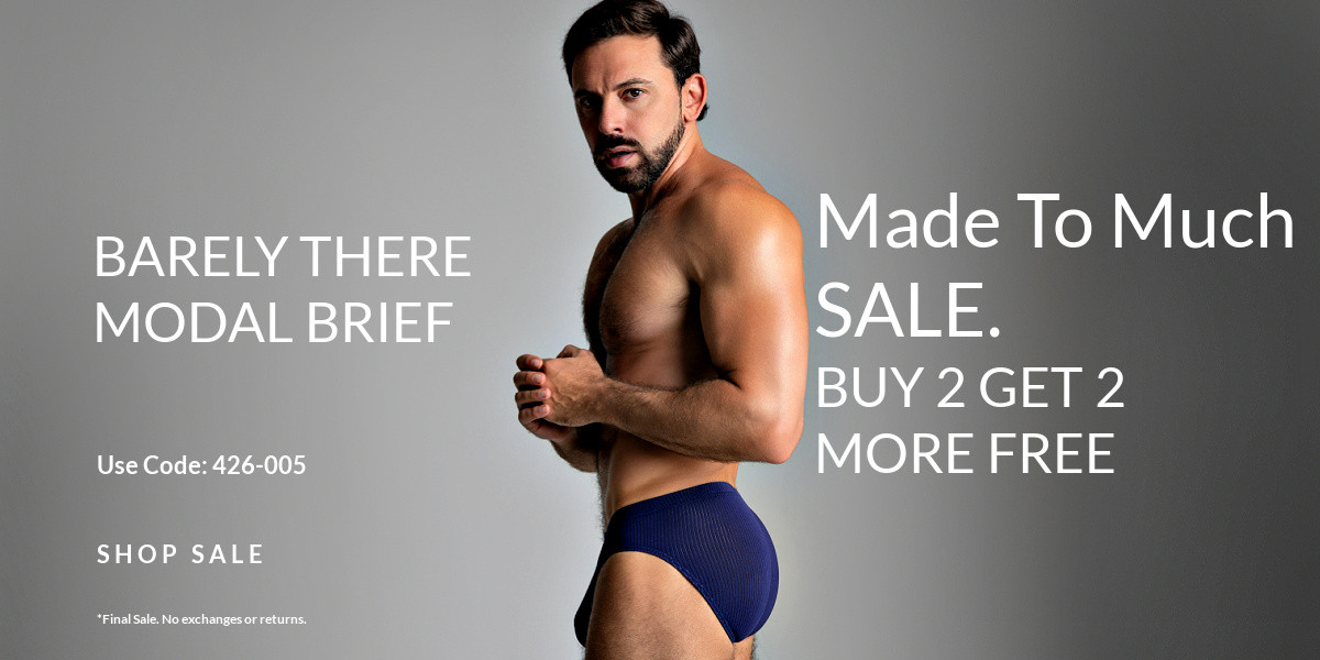 Made To Much Sale. Barely There  Modal Brief. Buy 2 and get another 2 pairs free