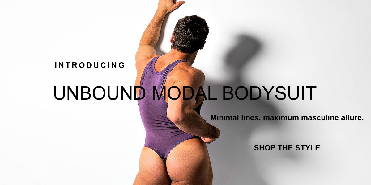 Introducing the Unbound Modal Bodysuit for men