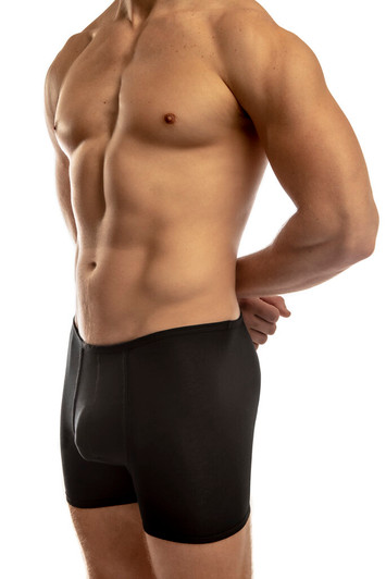 Jack Adams Body Flex Seamless Boxer Solid Black 401-329 at