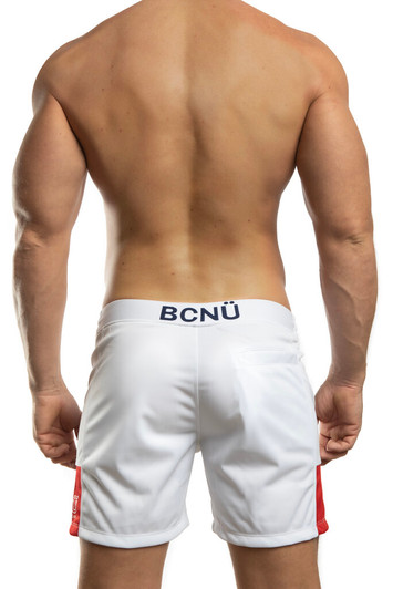 BCNU Air Flex Sheer Mesh Compression Short White B02-101 at International  Jock