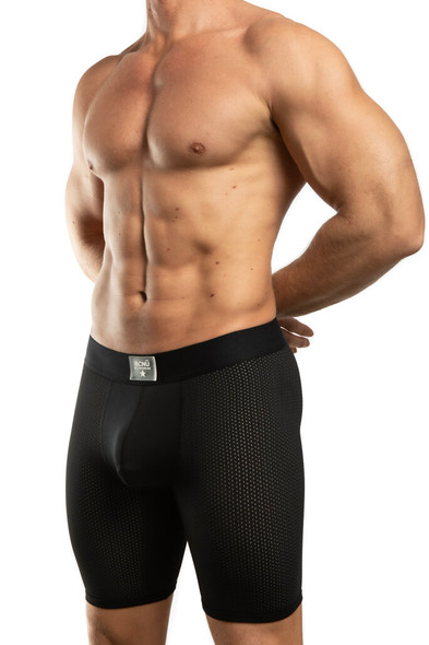 BCNU Air | Flex Compression Short by Jack Adams in black. sexy, functional, comfortable men's activewear.