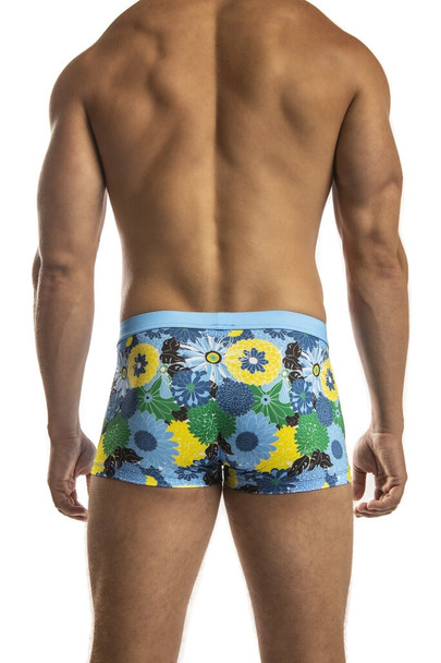 Jack Adams Bali Swim Trunk in milano blue (back view) - premium,  fashionable and fun swimsuits, swim briefs, swim trunks and swim bikinis