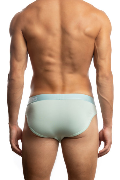 Jack Adams Bamboo Brief in cooling oasis (back view) - men's sexy, premium, functional underwear, jockstraps and thongs.

