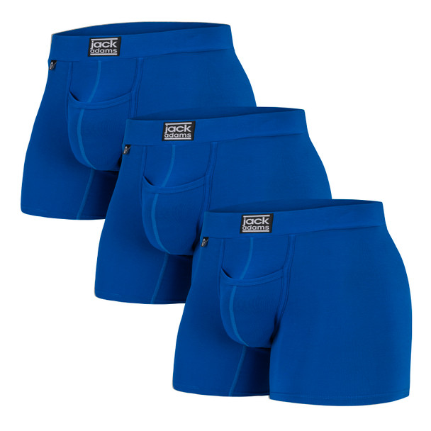 Jack Adams In Motion Boxer Brief - 3 Pack - grey - men's sexy, premium, functional underwear, jockstraps and thongs.