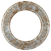 Montreal Round Picture Frame - Champagne Silver