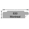 Montreal Round Profile Drawing