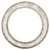 Monticello Round Frame # 822 - Champagne Silver