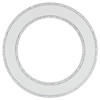 Paris Round Frame #832 - Linen White
