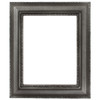 Somerset Rectangle Frame # 452 - Black Silver